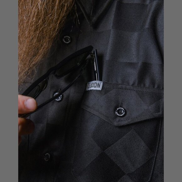 DIXXON FLANNEL - CHECKMATE Flannel Shirt Collab - Men's Medium - Picture 9 of 13